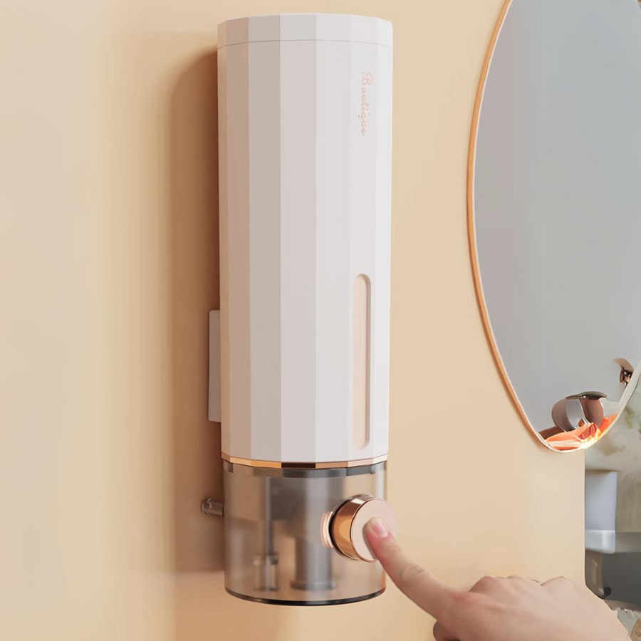 Hộp đựng sữa tắm dầu gội nước rửa tay chất liệu ABS gắn treo tường tiện lợi