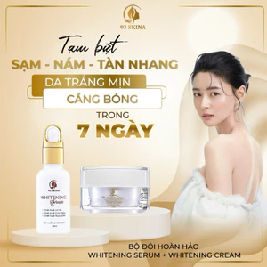Bộ đôi làm trắng da bay nam sạm tàn nhang và se khít lỗ chân lông làm đều màu da 93Skina