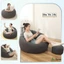 Ghế Lười Hạt Xốp 3II HOME Combo Ghế Kèm Đôn Siêu Êm Ái Thoáng Mát 3 Size M/ L/ XL - 3IIGLHXGKD231012