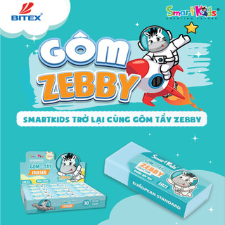 Gôm tẩy Smartkids Zebby ER21 không bụi mịn