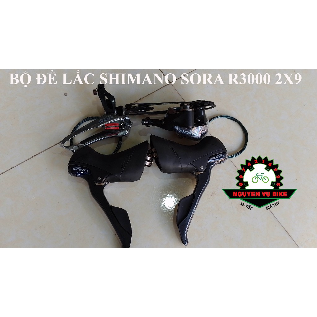 Bộ đề lắc xe đạp đua Shimano Sora R3000 2x9 tốc độ | Shopee Việt Nam
