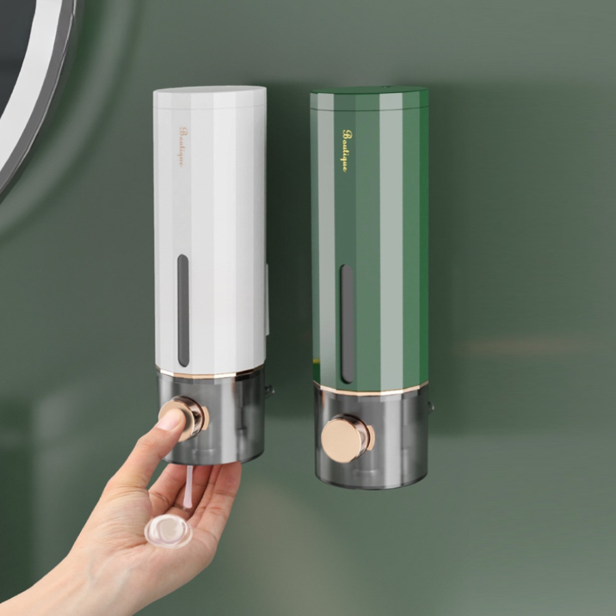 Hộp đựng sữa tắm dầu gội nước rửa tay chất liệu ABS gắn treo tường tiện lợi