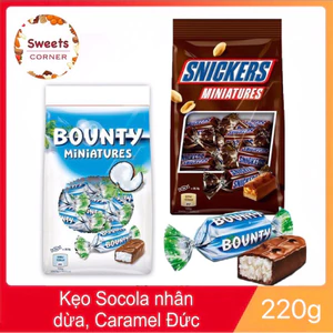 Kẹo Socola Bounty, Sneaker Đức 220g (2loại)