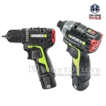 Combo Máy Vặn Vít, Máy Khoan Dùng Pin 12V Worx WU920X ( 2 Thân Máy, 2 Pin 2.0Ah, 1 Sạc, 1 Thùng ) — ảnh 5