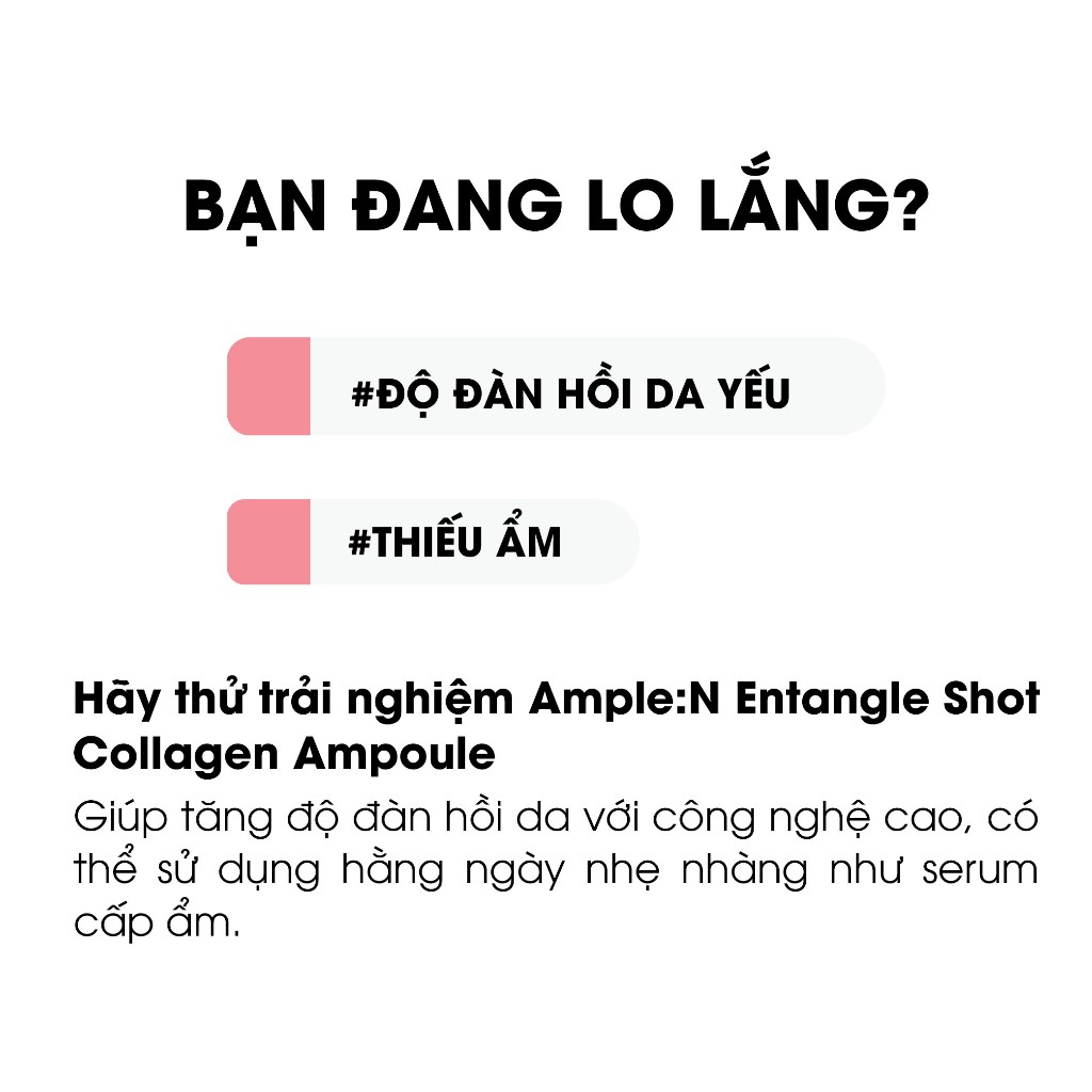 Ảnh Tinh chất collagen Ample:N Entangle Shot Collagen Ampoule 30ml 4