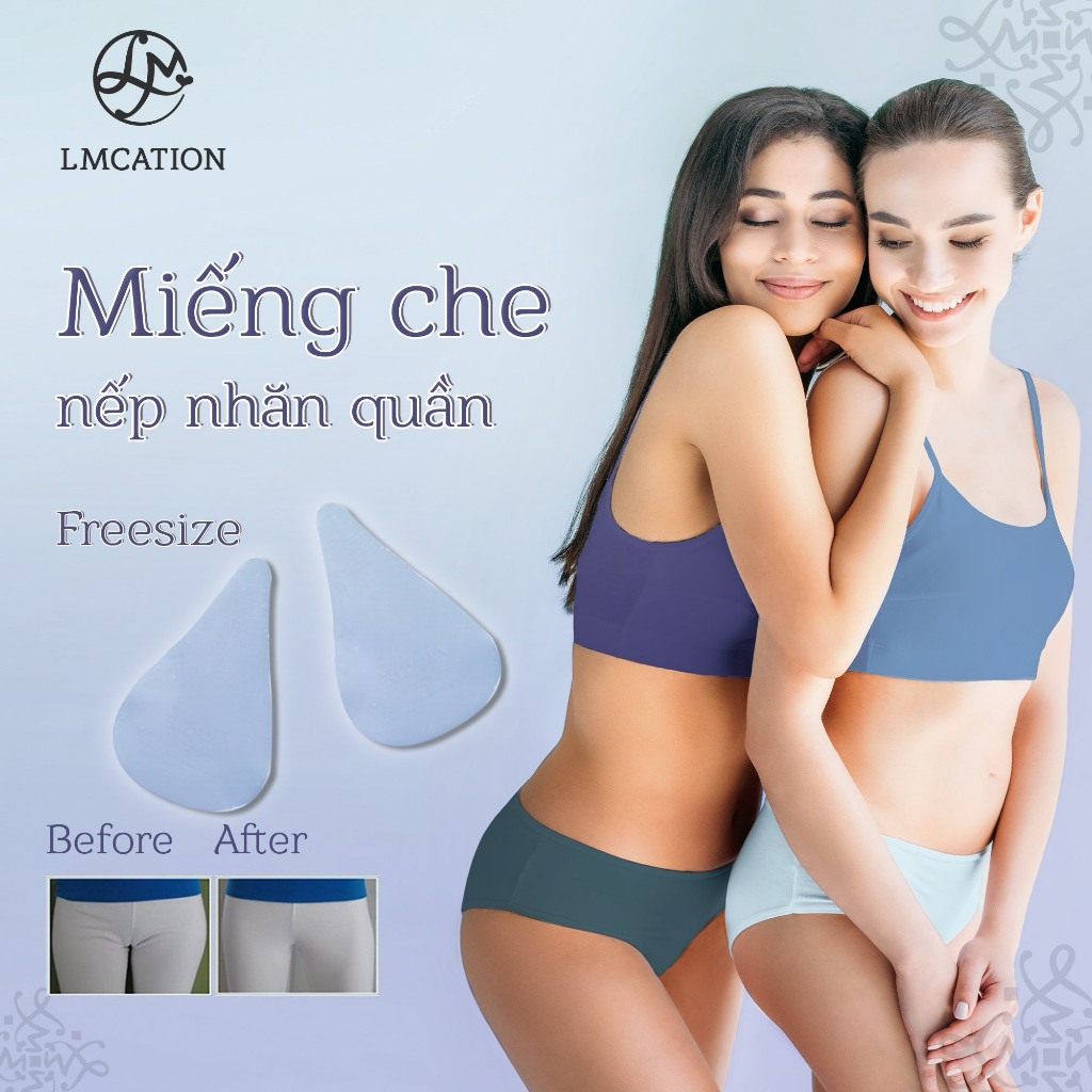 Ảnh Miếng Che Khuyết Điểm Vùng Kín LMcation - Chống lộ vùng bikini. [1 đổi 1]. Hoả tốc giao hàng. 2