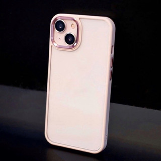 Ốp lưng trong bất tử viền silicon màu hồng chịu lực cho iphone 12promax/13/13pro/13promax