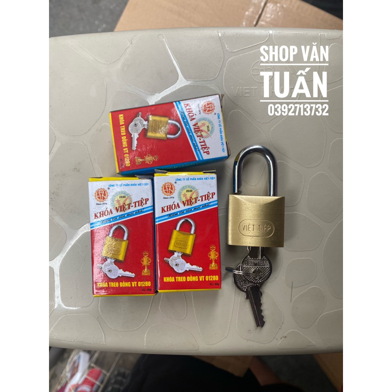 Khoá Đồng Việt Tiệp Cầu 5-01280 Bấm Hàng Chính Hãng-bảo hành12 tháng ...