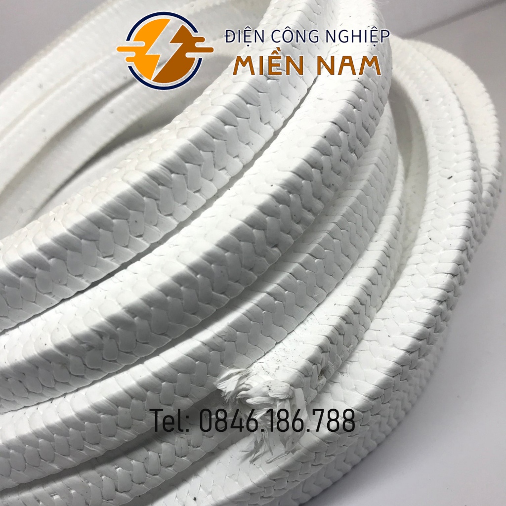 Dây tết chèn teflon chịu nhiệt độ cao, chống cháy( bán theo mét ...