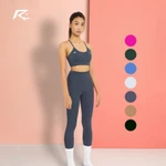 Set đồ tập yoga gym nữ siêu mềm mịn, chất liệu Ecofriend thân thiện môi trường Ultra Soft Run Navy 1877A — ảnh 1