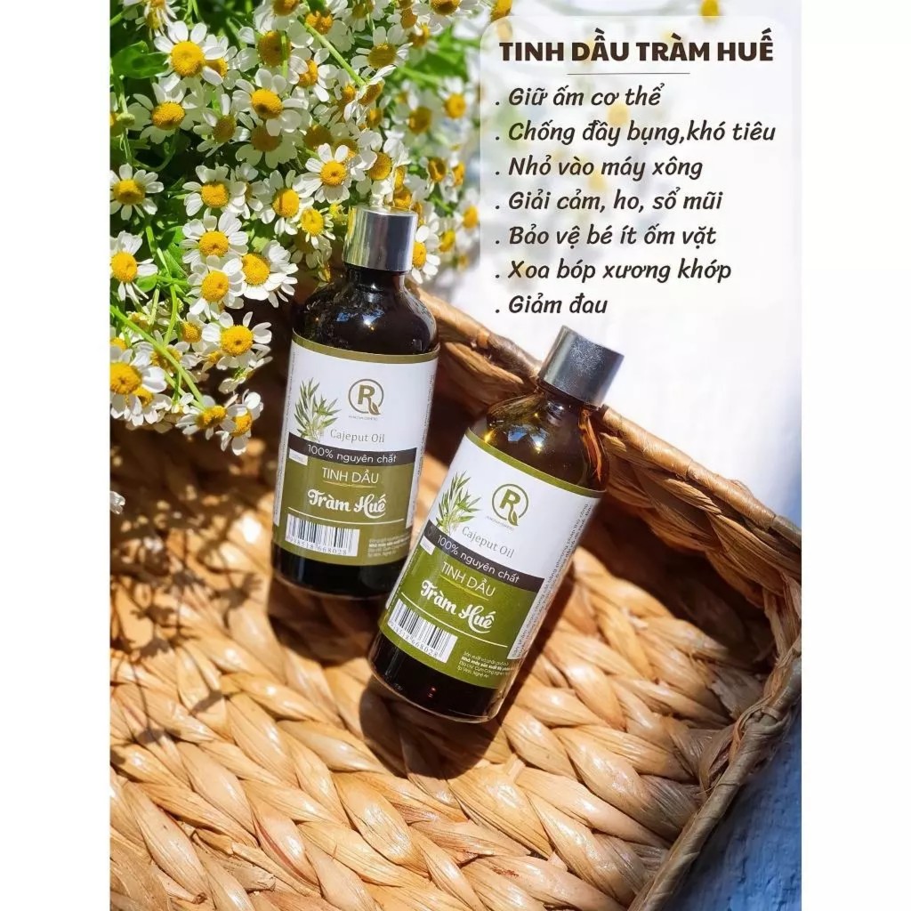 Ảnh Tinh Dầu Tràm Hồng Tâm Nguyên Chất 100ml Hỗ Trợ Thơm Phòng, Đuỗi Muỗi, Phòng Cảm Cho Bé Yêu 1