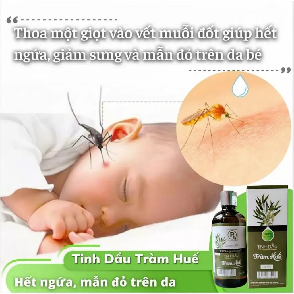 Ảnh Tinh Dầu Tràm Hồng Tâm Nguyên Chất 100ml Hỗ Trợ Thơm Phòng, Đuỗi Muỗi, Phòng Cảm Cho Bé Yêu 3