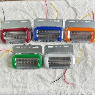 Đèn sườn nháy, đèn sườn, đèn hông xe tải chữ C điện 12v và 24v