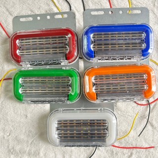 Đèn sườn nháy, đèn sườn, đèn hông xe tải chữ C điện 12v và 24v