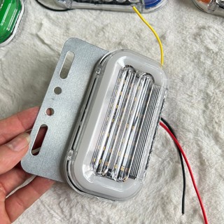 Đèn sườn nháy, đèn sườn, đèn hông xe tải chữ C điện 12v và 24v