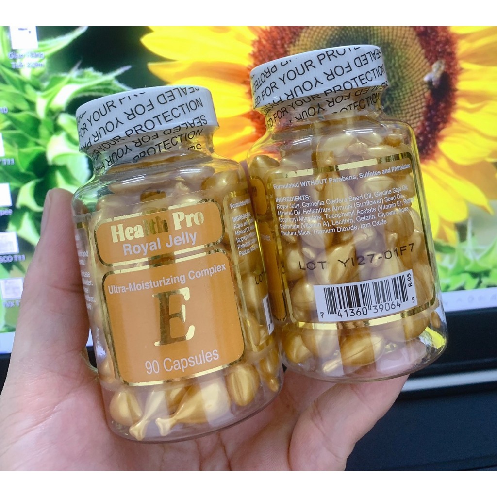 {USA} VIÊN TINH CHẤT DƯỠNG HEALTHY PRO ROYAL JELLY VITAMIN E ( 90V