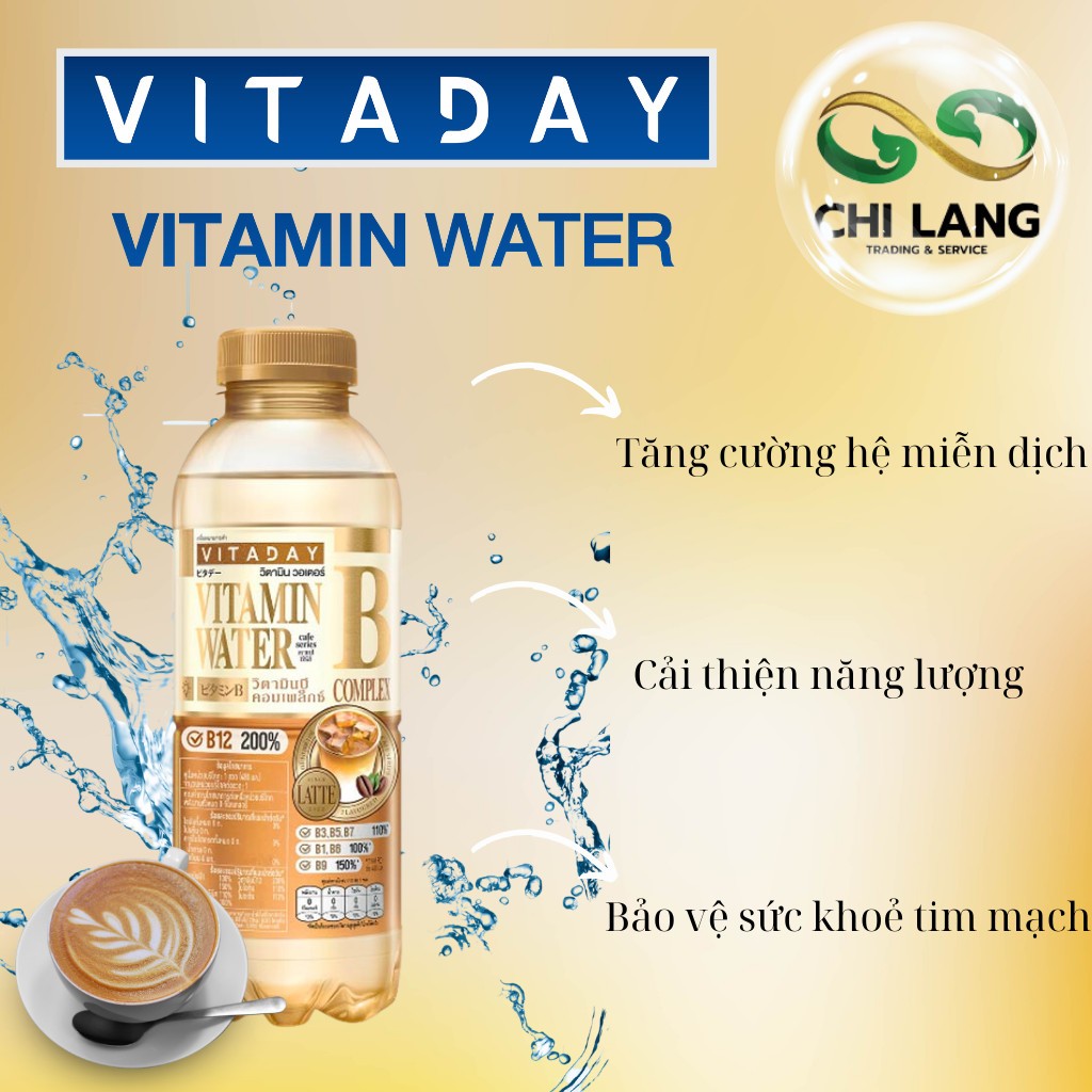 (GIFT) VITADAY - NƯỚC UỐNG BỔ SUNG VITAMIN - VỊ LATTE - NHẬP KHẨU THÁI ...