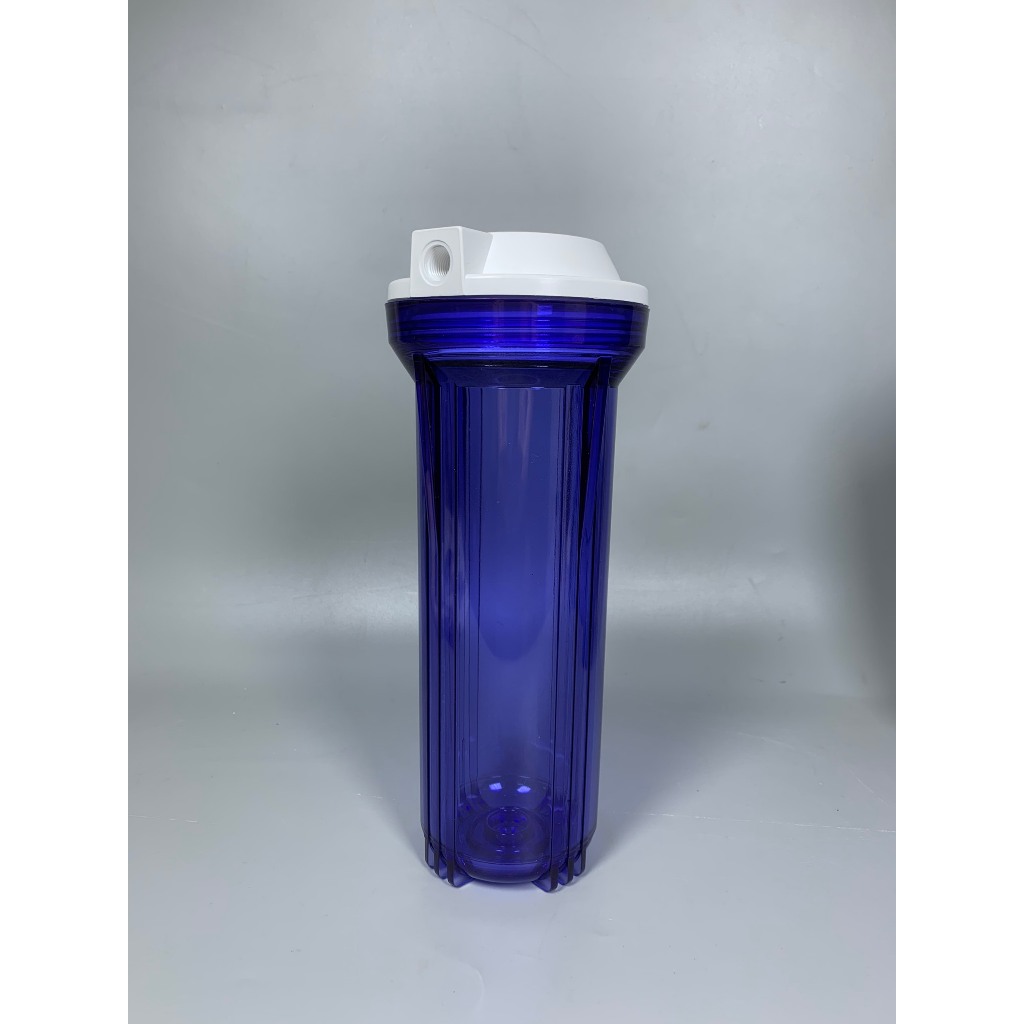 Cốc Lọc Chặn Đầu Nguồn, Kích Thước 10Inch Ren 13 Hoặc 21 Kèm Linh Kiện Đầy Đủ Dành Cho Máy Lọc Nước RO Nano UF