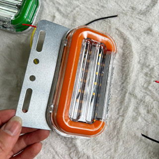 Đèn sườn nháy, đèn sườn, đèn hông xe tải chữ C điện 12v và 24v