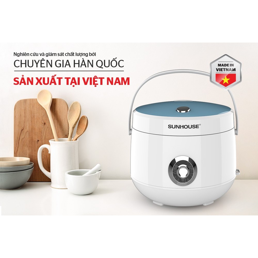 Nồi Cơm Điện Sunhouse SHD8606 - Dung Tích 1.8L , Công Suất 700W , Bảo Hành Chính Hãng - ảnh 2