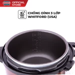 Nồi áp suất điện đa năng Sunhouse SH1550, Công suất 1000W, Dung tích 5 lít, Van xả chống bỏng — ảnh 3