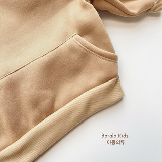 Áo nỉ có mũ cho bé trai bé gái Batala Kids, Áo Hoodie nỉ bông trẻ em phong cách Hàn Quốc cho bé 2023