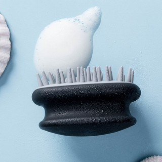 Lược gội đầu massage da đầu silicon cao cấp, dụng cụ gội tẩy tế bào chết, sạch gàu giảm rụng.