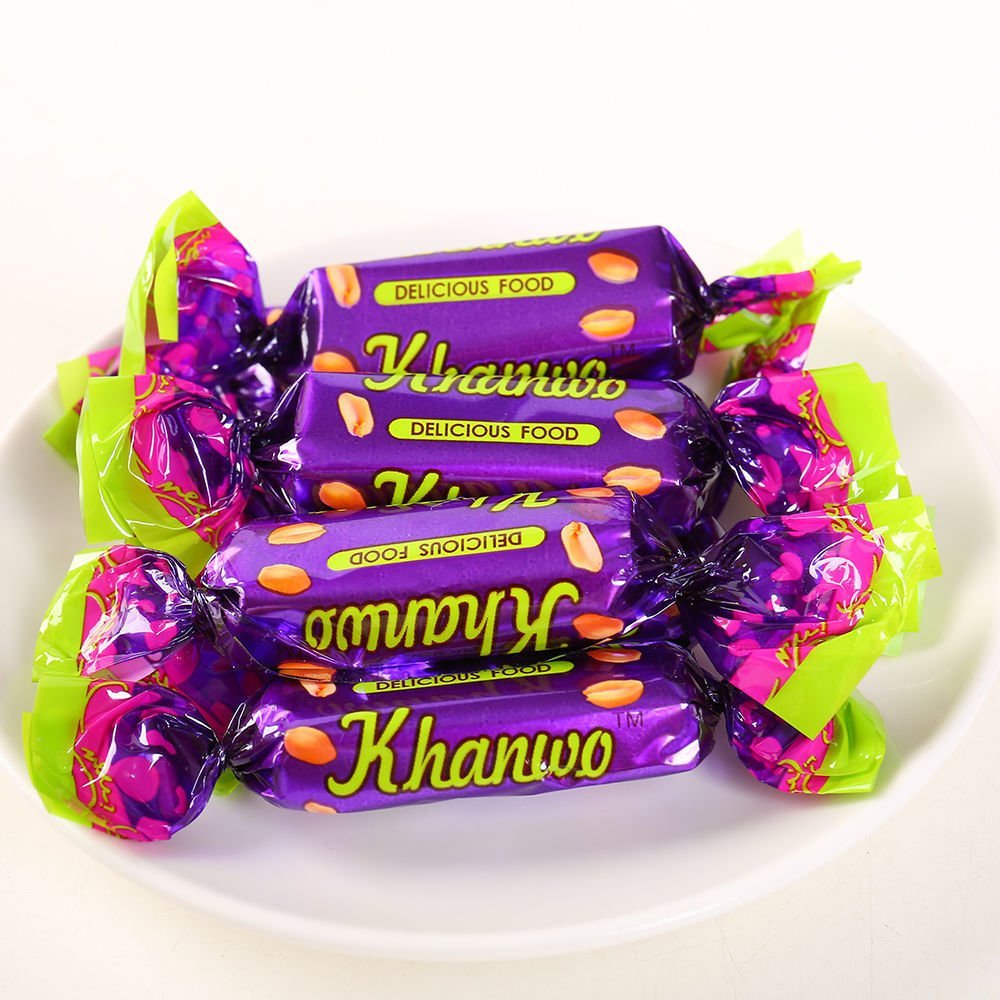 [ Kẹo ngon - giòn rụm ] Combo 1000g Kẹo Tím Socola Hạnh Nhân Khanwo ...