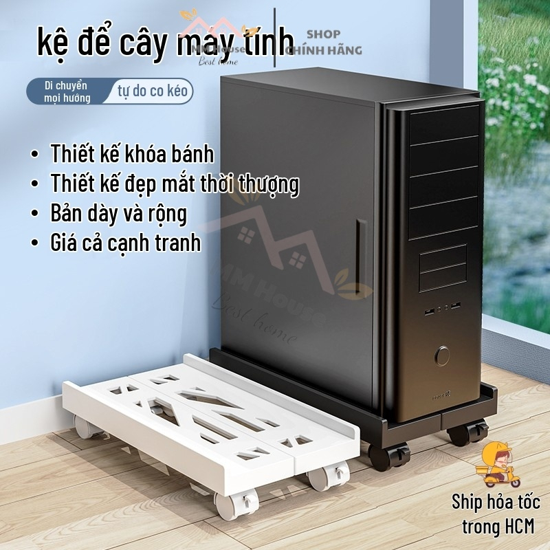 Chân Kê CPU M.M HOUSE Bánh Xe Khóa Chắc, Rộng Mở Tùy Ý, Kiểu Dáng Đa ...