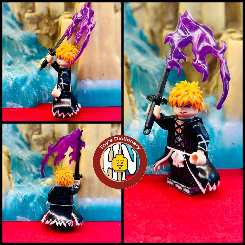 [ Có Sẵn ] Bleach Đồ Chơi Lắp Ráp Anime Zaraki Kenpachi Kurosaki Ichigo