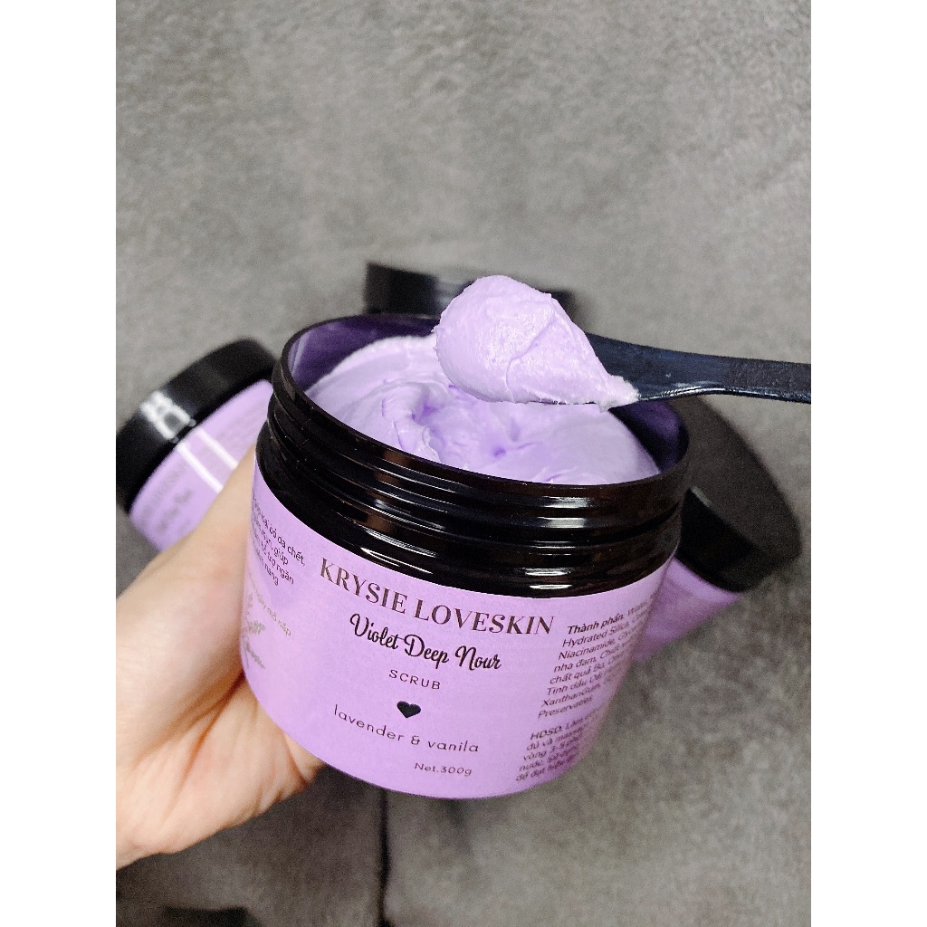 Kem Tẩy Tế Bào Chết Sạch Sâu Lavender Krysie Loveskin
