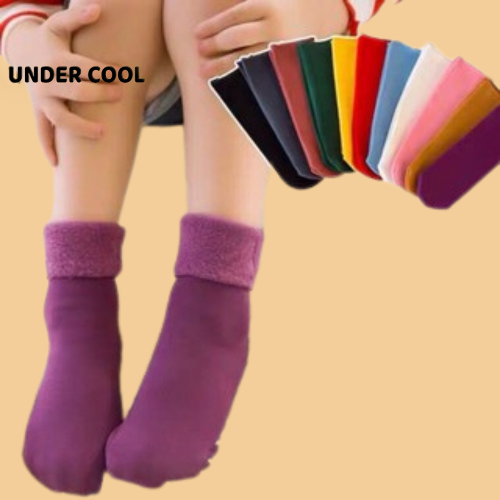 Set 5 Đôi Tất Vớ Trẻ Em Lót Lông UNDERCOOL Giữ Nhiệt Ấm Áp Cho Bé TC22