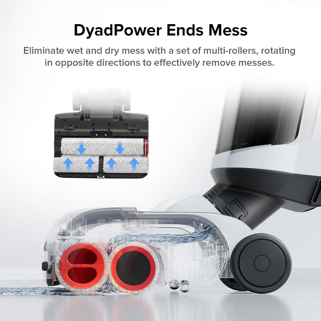 Máy Hút Bụi Lau Sàn Roborock Dyad Pro Combo - Động Cơ Kép, Công suất 17.000Pa, Tự Giặt, Sấy Khô | Shopee Việt Nam