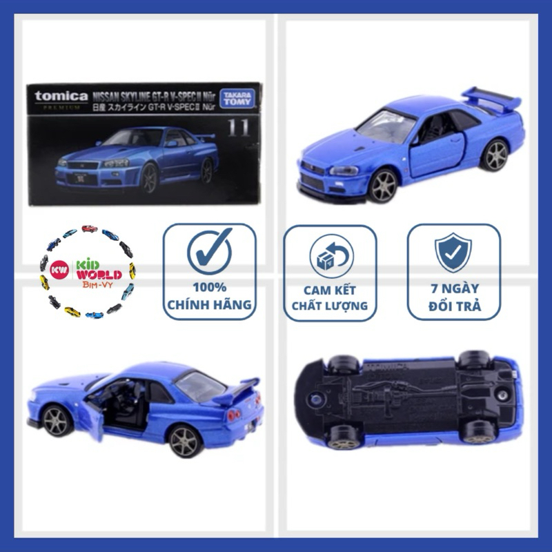 Xe mô hình Tomica Box Premium Nissan Skyline GT-R V-Spec II Nur. No.11 ...