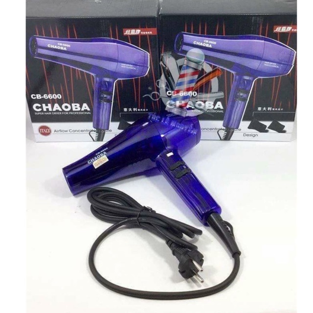 Máy sấy tóc Chaoba CB-6600 công suất 1300W sấy cực khoẻ