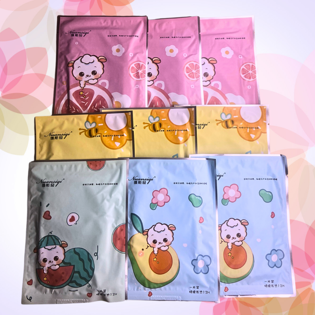 Miếng Dán Tiêu Chuẩn - Miếng dán giữ ấm QA HAPPY LIFE giảm đau bụng kinh túi 10 miếng giữ nhiệt giảm đau lưu thông kh...