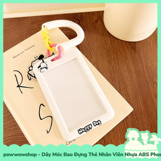 Dây Móc Bao Đựng Thẻ Nhân Viên Dọc Nhựa ABS Phong Cách Nhân Vật Hoạt Hình Pooh & Sanrio
