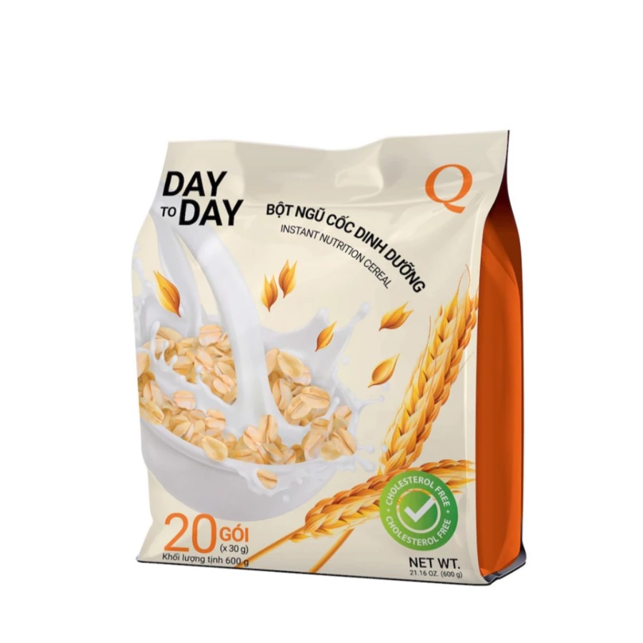 Bột ngũ cốc dinh dưỡng hòa tan trần quang 20 gói