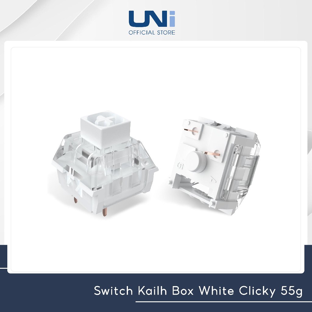 Switch Kailh Box White Clicky 55g 3 pin công tắc bàn phím Switch ...