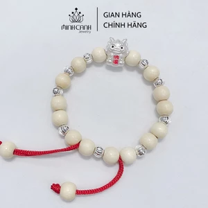 Vòng Dâu Tằm Charm Con Rồng 7 Bi Và 9 Bi Cho Bé Trai Và Gái - Minh Canh Jewelry