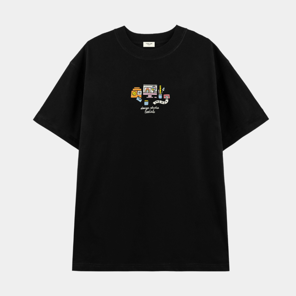 Ảnh Áo Thun Teelab Minimal Studio Tshirt Cotton 100% Unisex Form Oversize Local Brand TS174 1