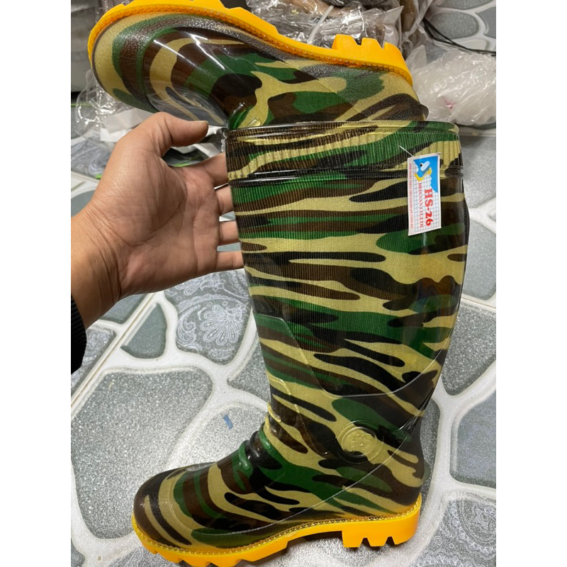 Ủng Rằn Ri Nam Loại 1 Hoa San đế Dầy Chống Thấm Siêu Bền | Shopee Việt Nam