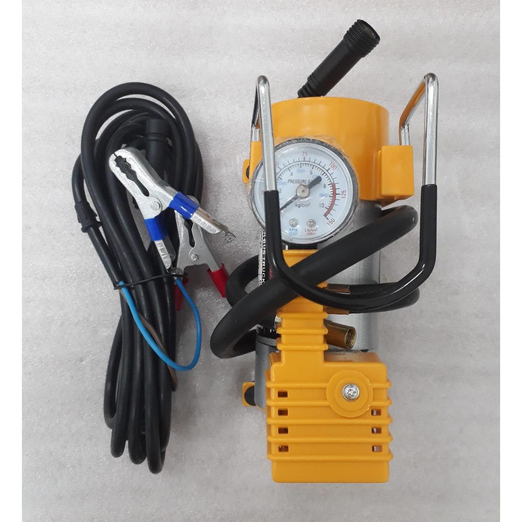 Máy bơm lốp ô tô 12V + Tẩu chuyển, Bơm lốp xe hơi mini, Bơm lốp dự phòng, Air Compressor