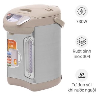 Bình thủy điện Delites EKA-5.0F 3.2 lít hàng chính hãng 100% trưng bày mới 98-99% bảo hành 12 tháng