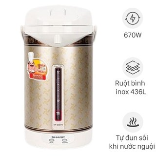 Bình thủy điện sharp KP-30STV (RB) chính hãng 100% trưng bày mới 99% bảo hành 12 tháng