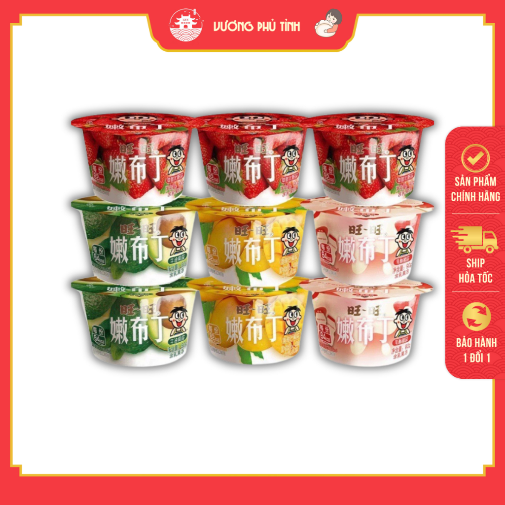 Pudding thạch vị trái cây chú hề hãng Want Want | Vương Phủ Tỉnh ...