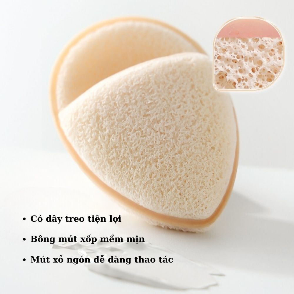 Cọ Rửa Mặt, Mút Rửa Mặt, Bông Rửa Mặt, Miếng Rửa Mặt Tẩy Trang Sạch Sâu GECOMO