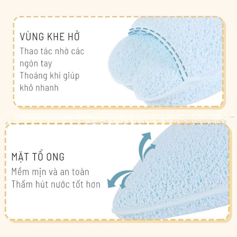 Cọ Rửa Mặt, Mút Rửa Mặt, Bông Rửa Mặt, Miếng Rửa Mặt Tẩy Trang Sạch Sâu GECOMO