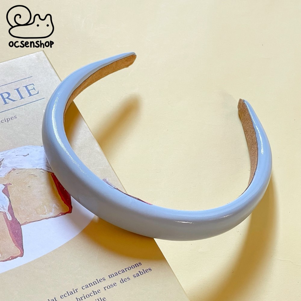 Bờm da trơn màu bản nhỏ (2cm)