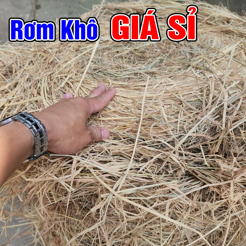 [Giá sỉ] Rơm khô tự nhiên 1kg: trồng cây, lót ổ gà, trang trí sân vườn ...